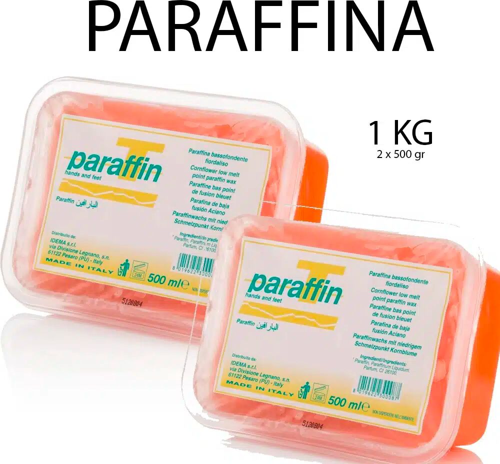 Xanitalia PARAFFINA ROSA 1 KG BASSOFONDENTE MANI PIEDI PER SCALDAPARAFFINA ITALIANA