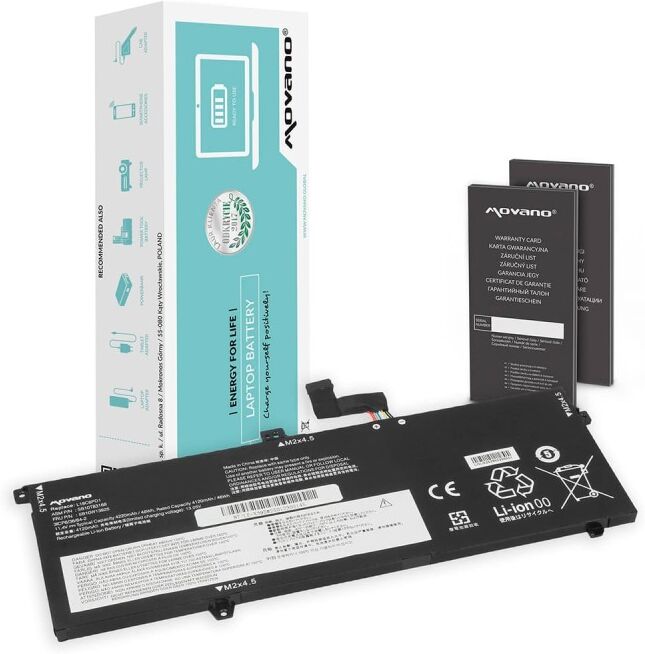 Lenovo Batteria Movano per ThinkPad Yoga X390, X13 / 11.55V 49Wh
