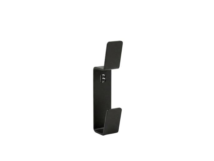 Wandhaken 2er schwarz