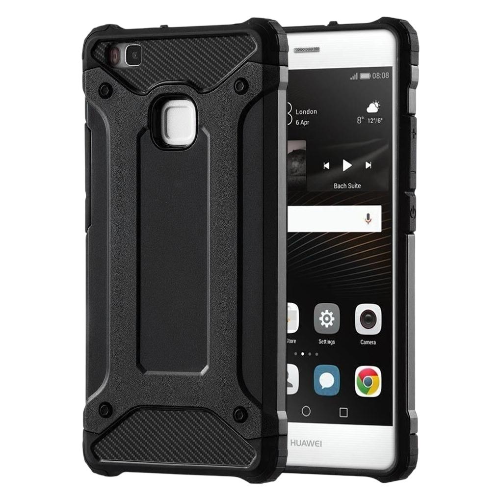Techsuit - Hybrid Armor - Huawei P9 Lite / G9 Lite - Black (Huawei G9 Lite, Huawei P9 Lite) (56336997)