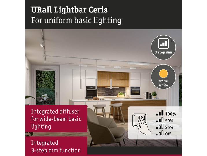 Paulmann LED-railspot URail 9.5 W