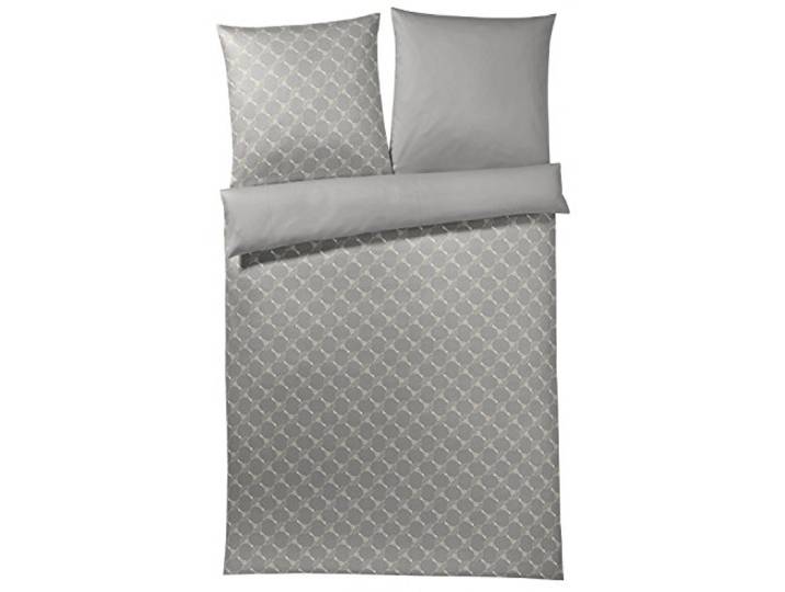 Joop, Mako-Satin-Bettwäsche, Kornblumen-Muster mit nuancierten Farben 200x220 sand