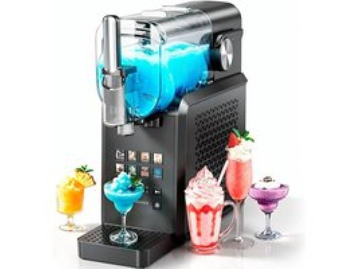Machine À Granité 2.6L Machine À Granita Slush Machine Sans Glace 8 Programmes Écran Tactile Auto-Nettoyage Silencieux Machi
