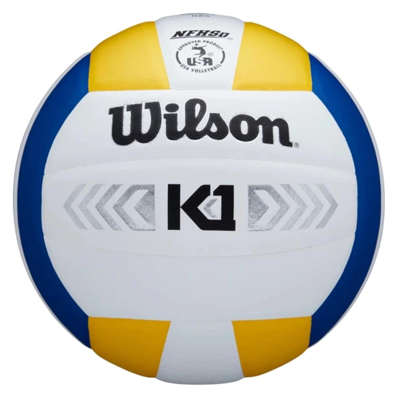 Wilson K1 Silver Volleyball (5) (WTH1895B2XB)