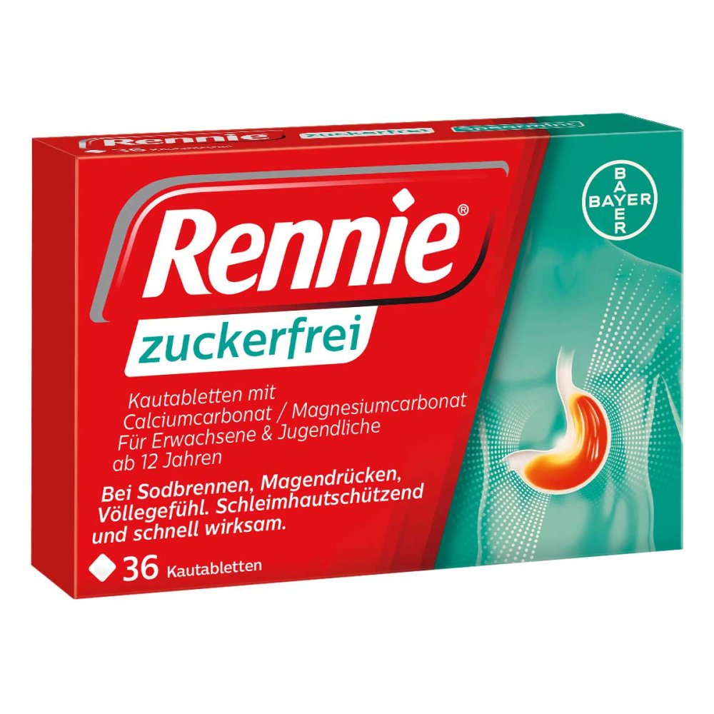 Bayer Vital GmbH Rennie Zuckerfrei Kautabletten 19637898