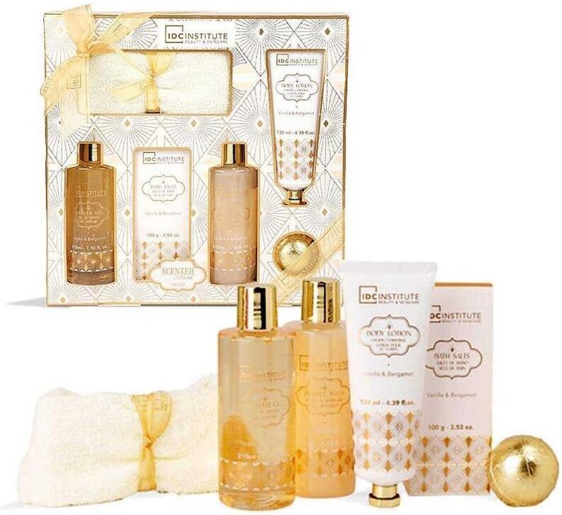 Set regalo Idc Institute Scented bath gold
