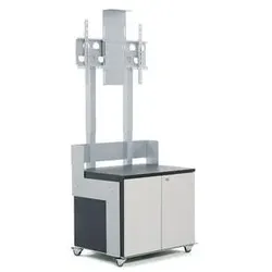 Hagor ConFi-1, Multimedia-Wagen, Grau, Stahl, 100 kg, 101,6 cm (40 Zoll), 165,1 cm (65 Zoll), Digital Signage Zubehör, Grau