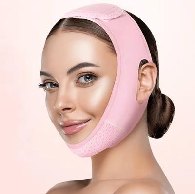 Inspire Curations Reusable V Line Chin Strap Face Slimming Mask Double Chin Reducer Jawline Shaper Reusable V Line Chin Strap Face Slimming Mask Double Chin Reducer Jawline Shaper