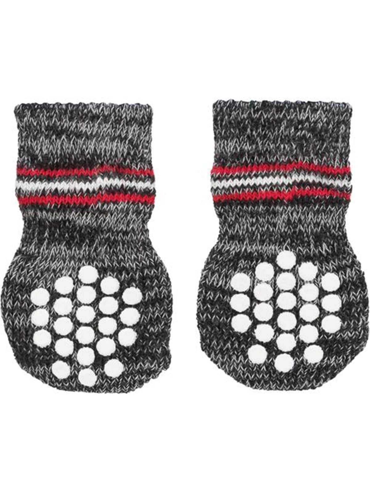 Trixie Dog Socks Grey S-M (2 pcs.) non-slip