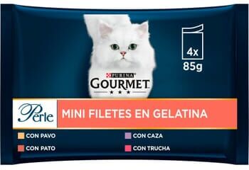 Gourmet Perle Finas Lâminas em Gelatina 12 uds x 4 uds