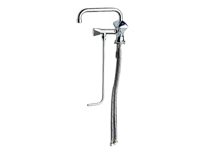 Gastro Spülbeckenhahn Hochdruck Mischbatterie Wasserhahn BieTal® Profi Spültischarmatur mit 30 cm Unterspülung für Gastronomie & Großküche - Schwenkbarer Auslauf