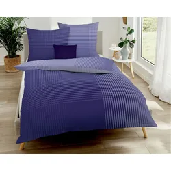 Kaeppel Mako-Satin Bettwäsche »Mapping« 257/65 violett 155x220 cm / 80x80 cm
