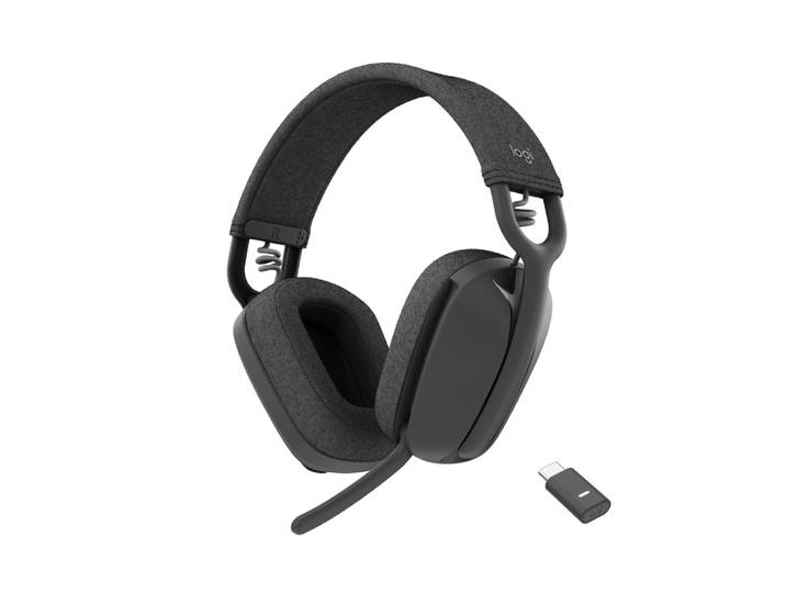 Logitech Zone Vibe Wireless UC, Sans fil, Appels/Musique, 185 g, Casque, Graphite 981-001199
