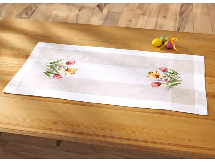 Filigran gearbeitete Tisch- und Raumdekoration, Sekt, Größe 103 (Läufer, 40/110 cm)