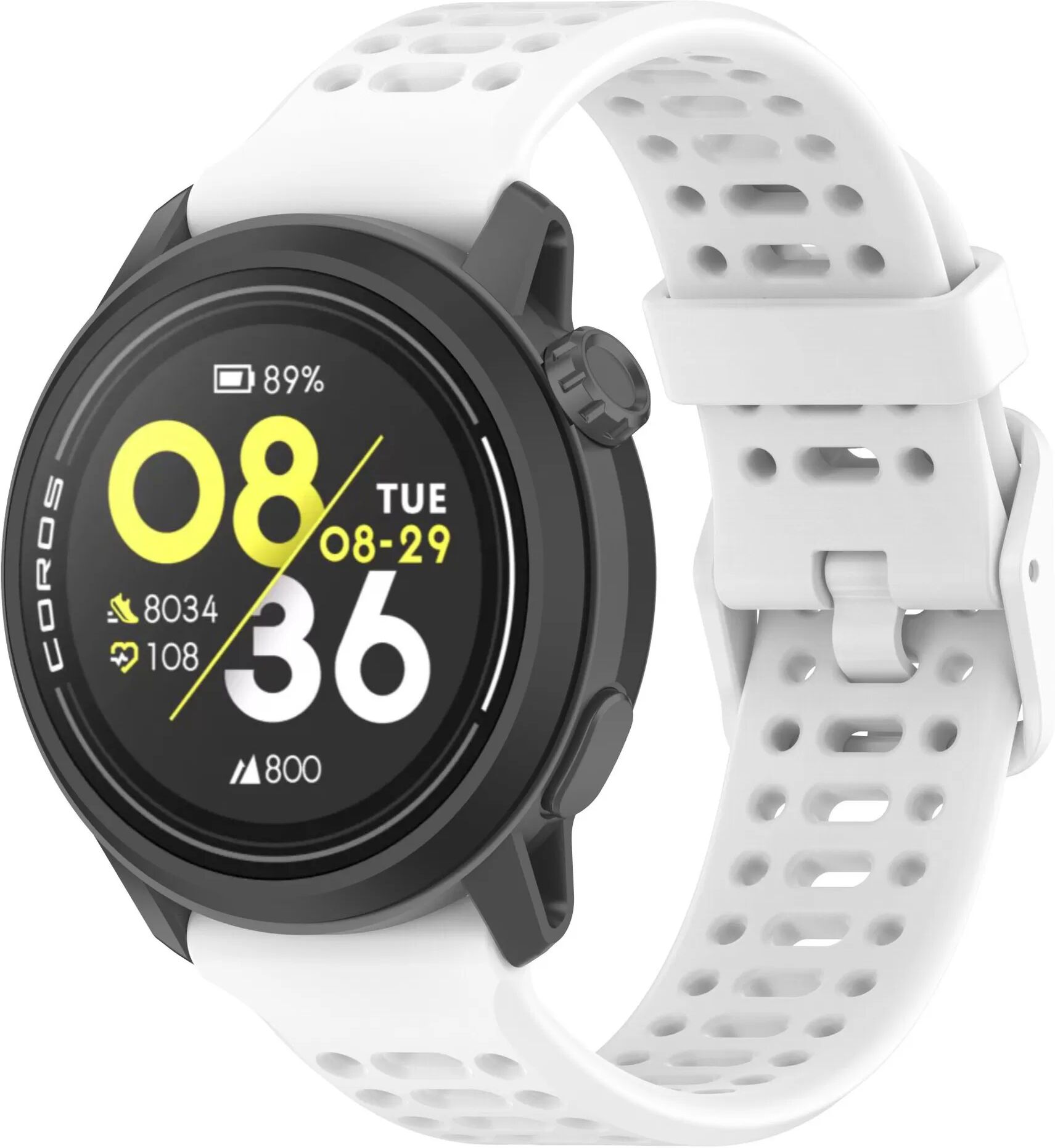 INF Silikon-Uhrenarmband für COROS PACE 3 Weiß