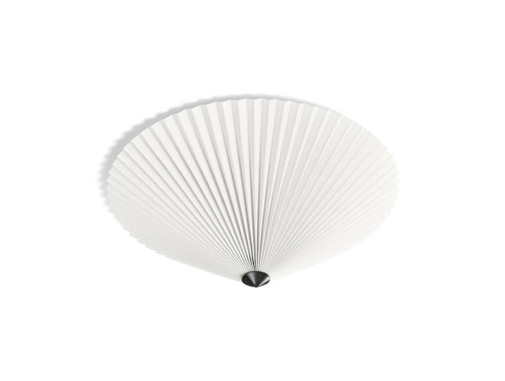 Hay - Plafonnier Matin - Blanc - Coton plissé - Designer Inga Sempé