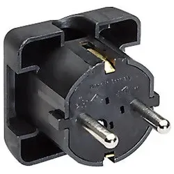 BACHMANN Flächenstecker sw, Winkel 911.170