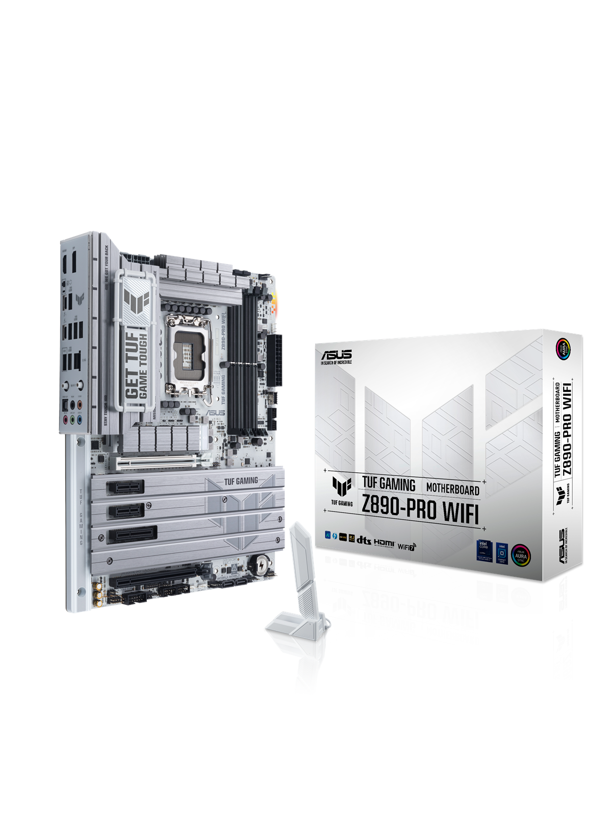 ASUS TUF GAMING Z890-PRO WIFI Mainboard - Intel Z890 - Intel LGA1851 - DDR5 RAM - ATX