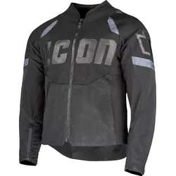 Icon Contra 3, Textiljacke - Schwarz/Grau - M