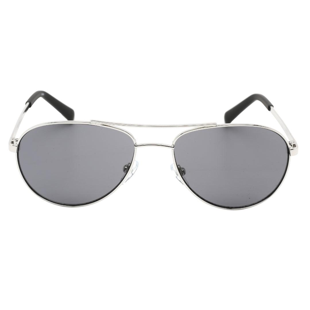 Calvin Klein zwarte lens zilveren zonnebril