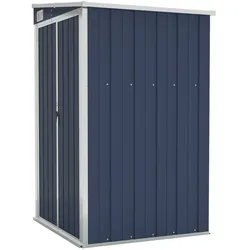 vidaXL Anbauschuppen Anthrazit 118x100x178 cm Verzinkter Stahl