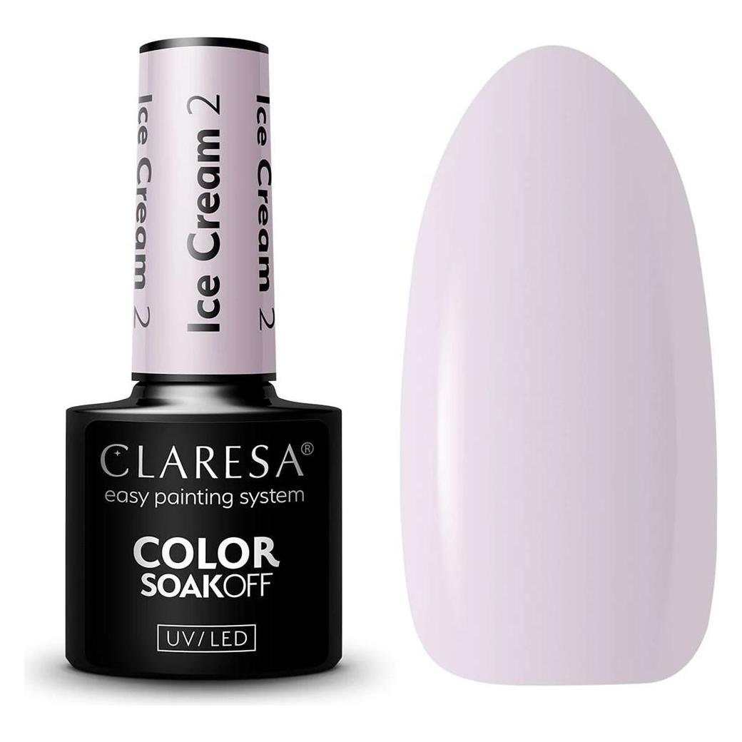 Claresa Eiscreme UV-Nagellack 5ml - 2er-Pack (Rosa, UV-Gel Lack) (45169832)