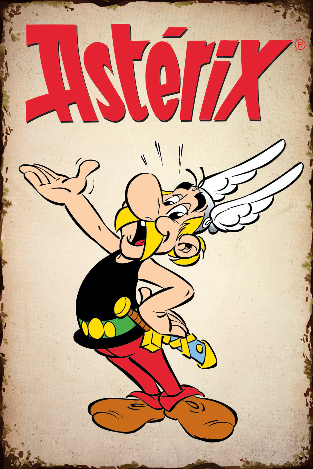 Metallbild LUCKYLINDE "Asterix", bunt (farbe bild(er): bunt), B:20cm H:30cm T:0,2cm, Stahl, Bilder, Metallbild, Stahlschild 20x30 cm Wanddeko Bild zum Film "Kampf der Häuptlinge" farbe bild(er): bunt B/H/T: 20cm x 30cm x 0,2cm, Fantasy Figuren Film Filmfi