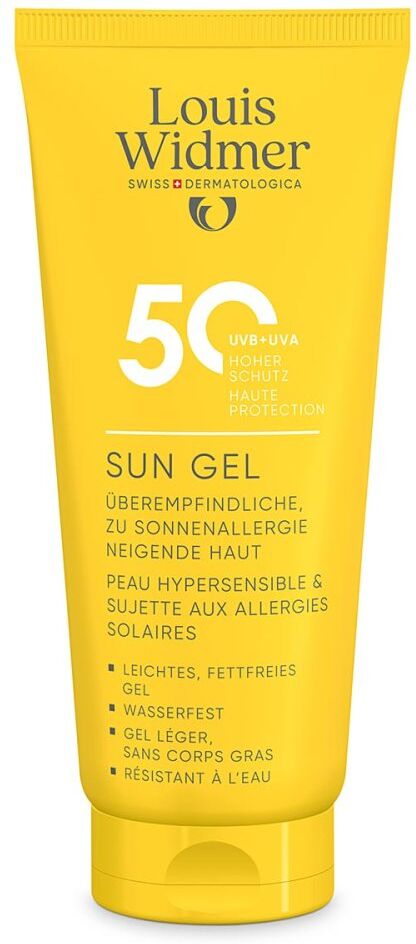 Louis Widmer Sun Gel 50 unparfümiert