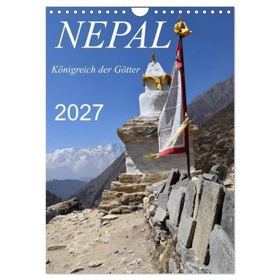 Nepal- Königreich der Götter (Wandkalender 2027 DIN A4 hoch), CALVENDO Monatskalender