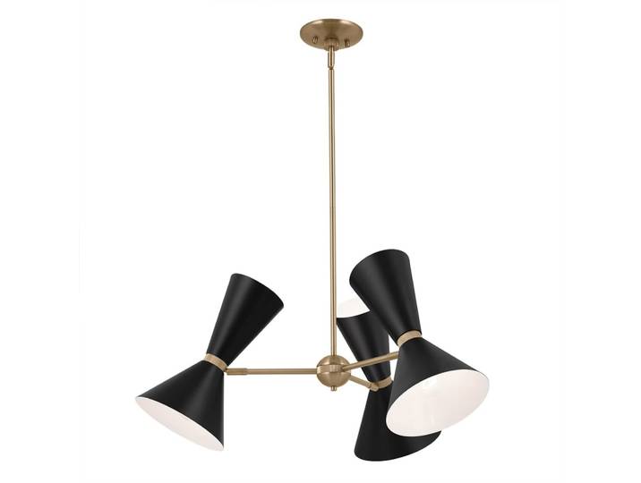 Lustre 6 Lumières Acier