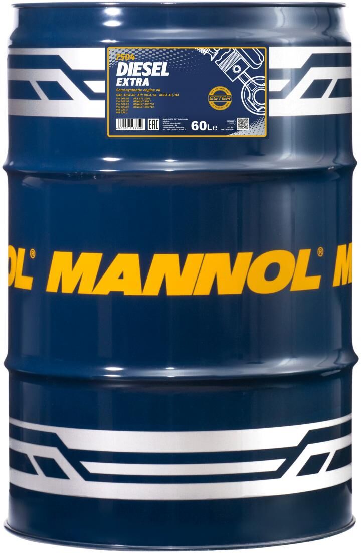 Sct - Mannol Motoröl Mannol Diesel Extra 10w-40 [60l] Mn7504-60 60l