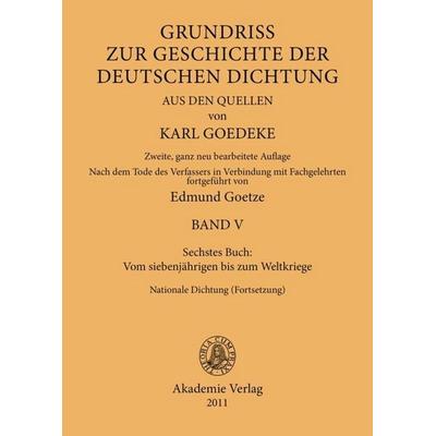 Sechstes Buch: Vom siebenjährigen bis zum Weltkriege, Gebundene Ausgabe von , De Gruyter, 978-3-05-005224-3