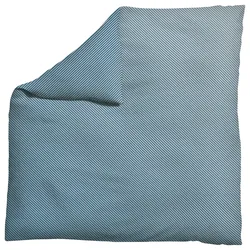 Bettdeckenbezug Woven Satin Blau/Hellgrau ca. 200x200cm