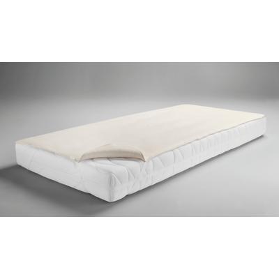Matratzenauflage "Molton, Allergiker geeignet (Hausstauballergiker)", weiß, B:200cm L:200cm, Obermaterial: 100% Baumwolle, DORMISETTE PROTECT & CARE, Matratzenzubehör, Auflage, 70x140, 90x200 cm und weiteren Größen, saugfähig