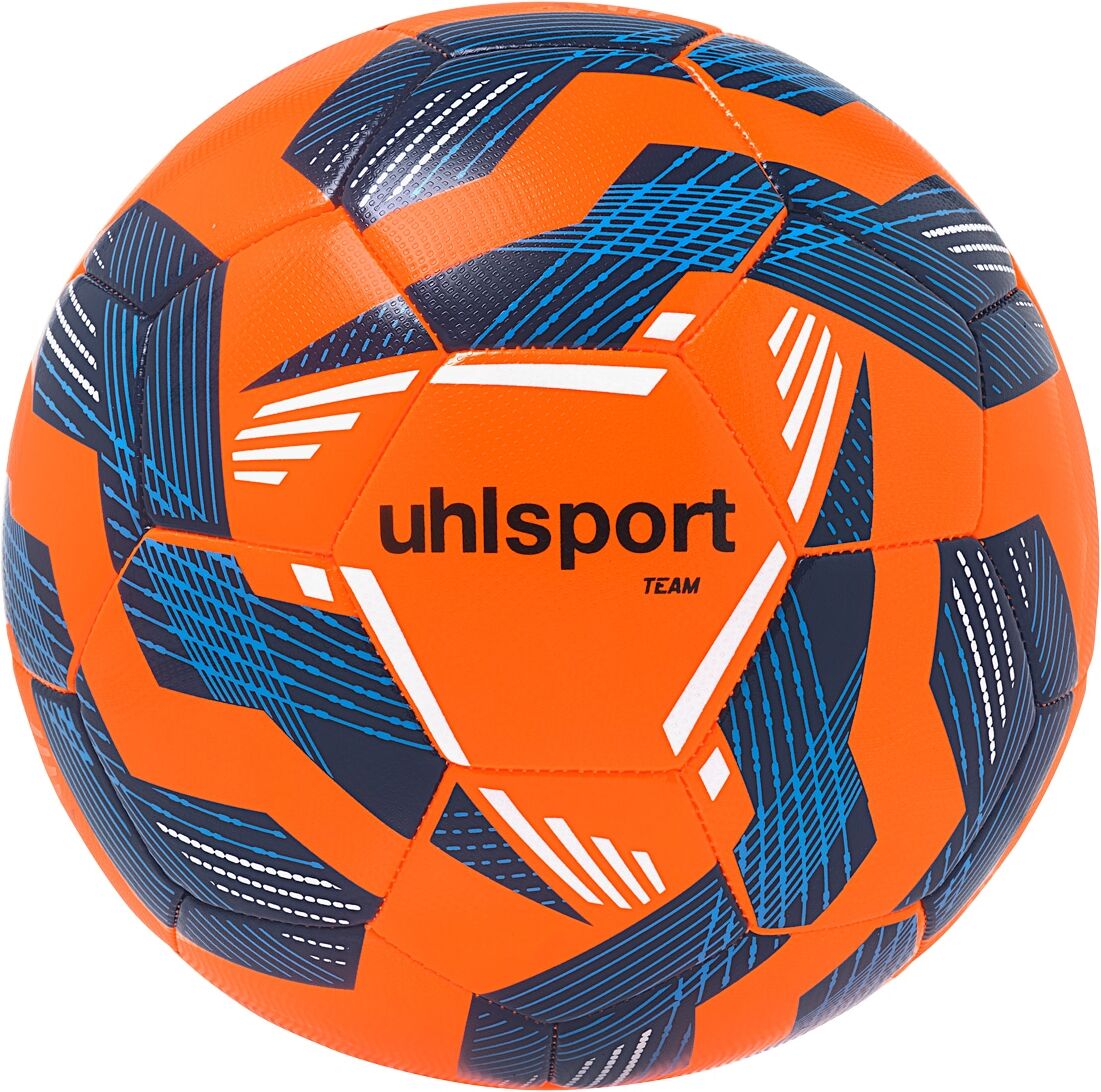 Fußball UHLSPORT "Fußball Team Kids" Gr. 5, orange (fluo orange, marine, weiß), Bälle, Kinder, 5, Fußball