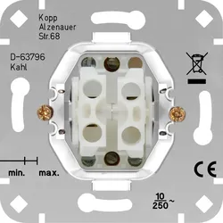 Kopp 503300007 Unterputz Wechsel/Wechselschalter-Sockel