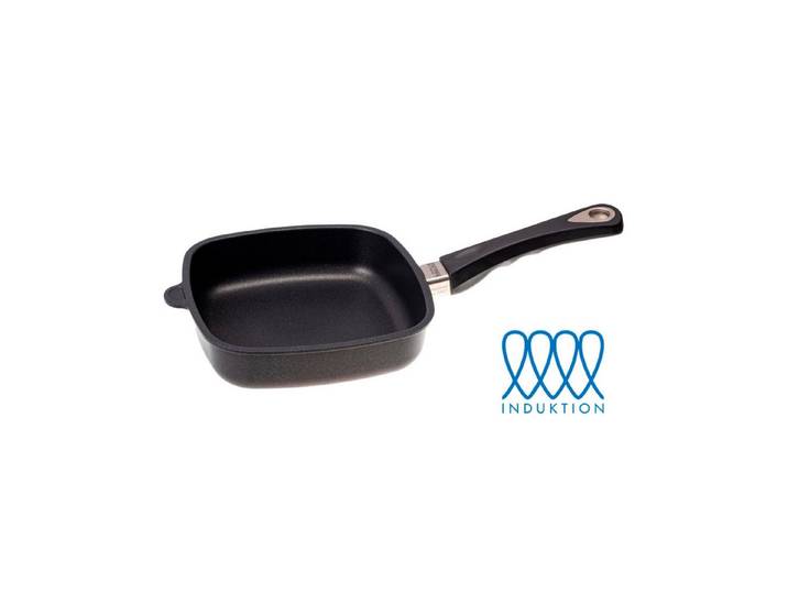 Lotus Gusspfannen Bratpfanne LOTUS INDUKTION Quadratpfanne 29cm Alu Guss mit abnehmbarem Griff