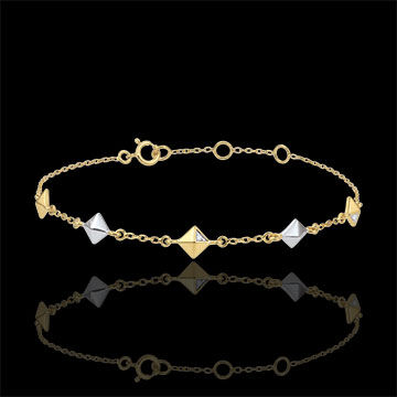 Edenly Armband SchÃ¶pfung - Rohdiamanten- 2-er Gold - 5 Motive