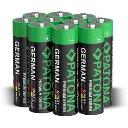 PATONA Premium AA Batterien 1,5V Alkaline – 10er-Pack Mignon LR6