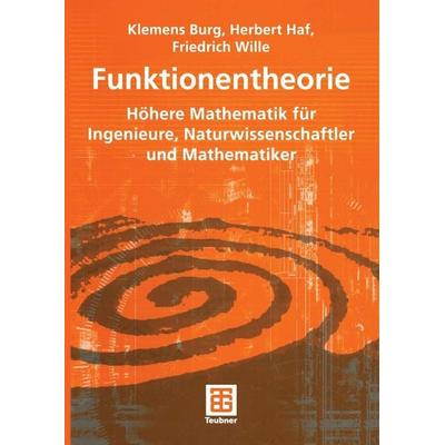 Funktionentheorie, Taschenbuch von Klemens Burg,Herbert Haf,Friedrich Wille, Vieweg & Teubner
