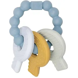 Rubo Toys, Beissring, Little Dutch Beissspielzeug Schlüsselbund blau (4 Monate)