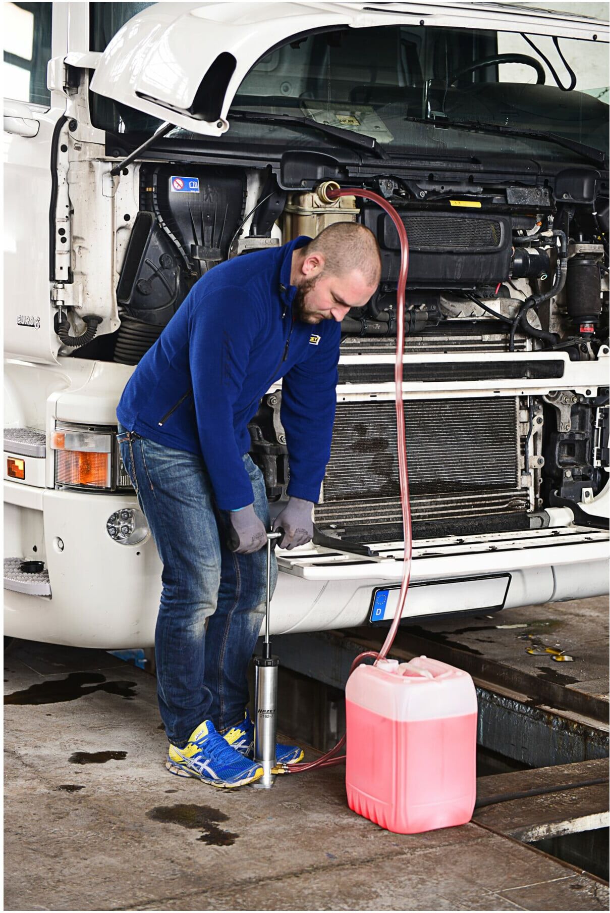 HAZET Hand Umfüll- / Einfüllpumpe 2162-7)
