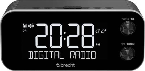 Albrecht DR 455 Radiowecker DAB+, UKW Weckfunktion Schwarz
