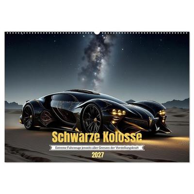 Schwarze Kolosse (Wandkalender 2027 DIN A2 quer), CALVENDO Monatskalender
