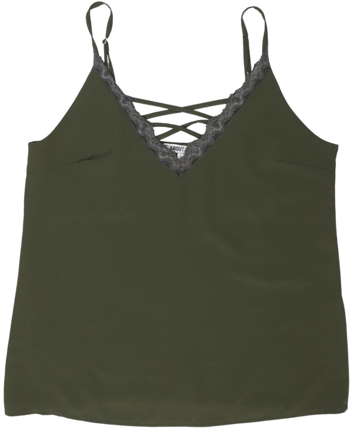 About you Damen Top, Grün, Gr. EU 38, Synthetik / Elasthan - Second Hand