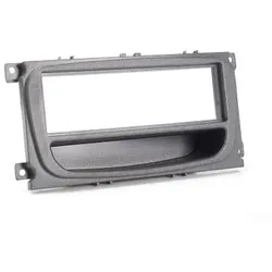  Radioblende FORD Focus Mondeo C S MAX Galaxy 1DIN mit Fach schwarz 