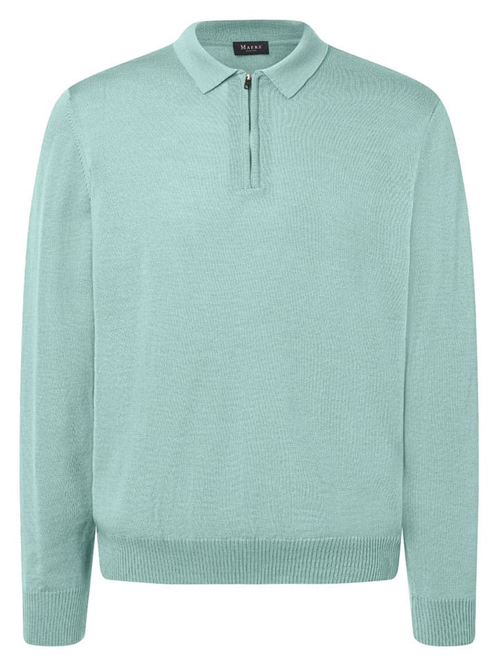 Maerz Muenchen Wollpullover in Türkis - 54