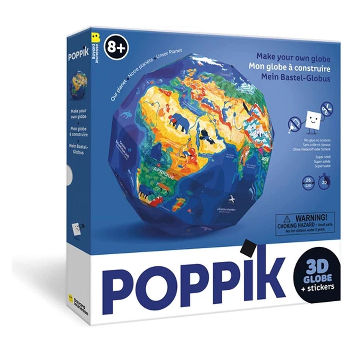 Poppik Mein Bastel-Globus, Unser Planet (GLO001)