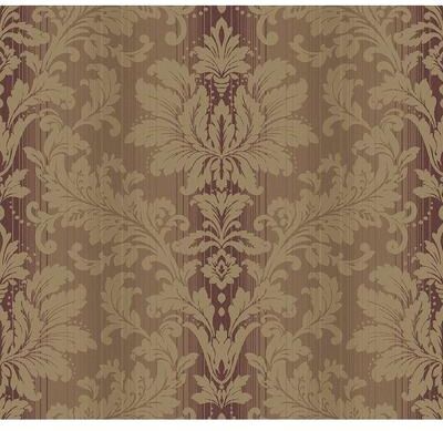 Seabrook Designs Bronte Damask Unpasted Wallpaper
