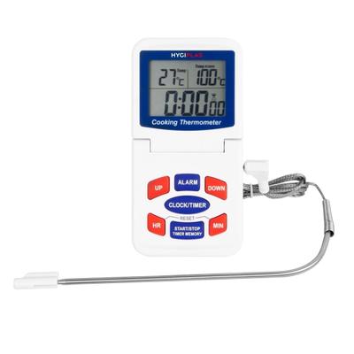 Hygiplas Digitaler Ofenthermometer Mit Kernsonde Und Einstellbarem Alarm 0¿300°C